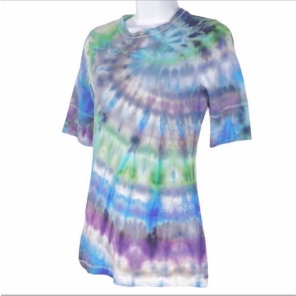 MOSSIMO Custom Tie Dye fitted T-shirt M - Picture 4 of 9